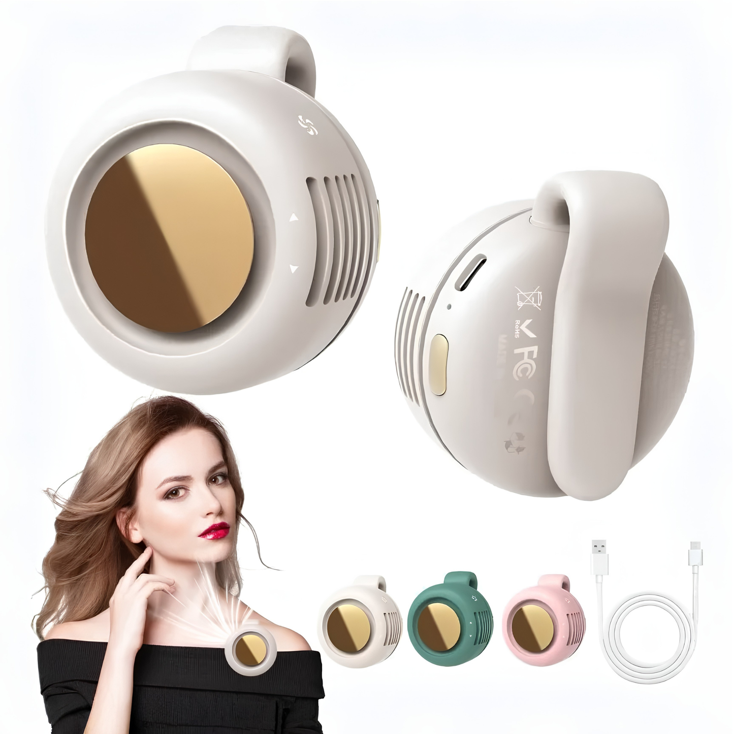 Ventilador portátil 360º